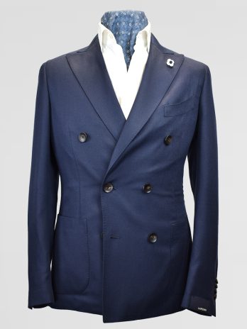 8VL – Veste Lardini cashmere marine croisé