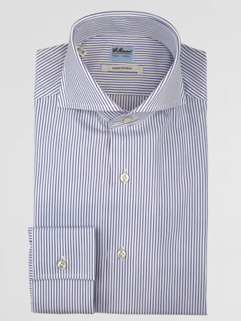 17CHW – Chemise Willman fine rayure marine