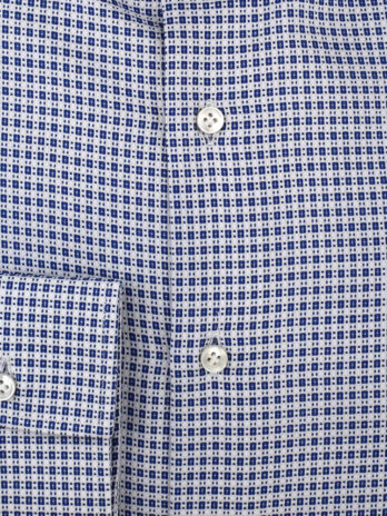 18CHW – Chemise Willman à motifs marine