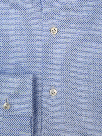 19CHW – Chemise Willman à motifs bleu ciel