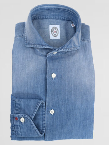 12CBZ – Chemise Bolzonella denim lavée