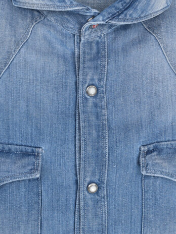 13CBZ – Chemise Bolzonella denim lavée Texane