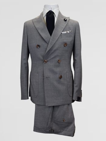 4CL – Costume Lardini gris clair croisé