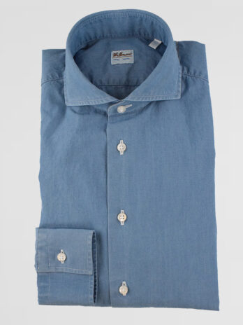 24CHW – Chemise Willman denim bleue