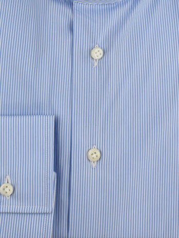 2CEM – Chemise Emanuele Maffeis à rayures bleu ciel