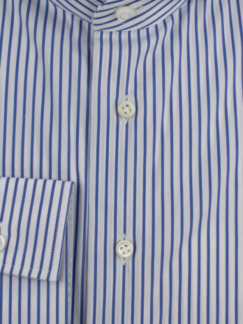 6CEM – Chemise Emanuele Maffeis à rayures marine