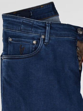 15PW – Pantalon Willman jean’s bleu marine