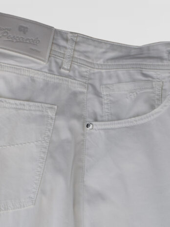6PPS – Pantalon Marco Pescarolo blanc