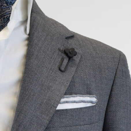 4VL - Veste Lardini grise – Image 3