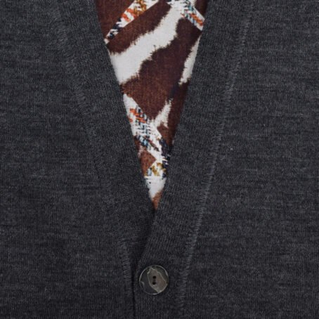 1CPLM - Cardigan Pierre-Louis Mascia gris – Image 3