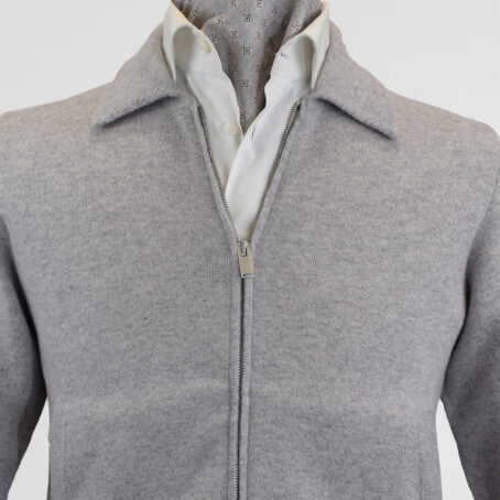 1PBL - Pull blouson Lardini gris – Image 2