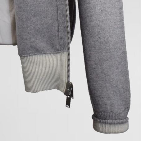 1PBL - Pull blouson Lardini gris – Image 4