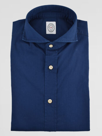 2CBZ – Chemise Bolzonella bleue marine