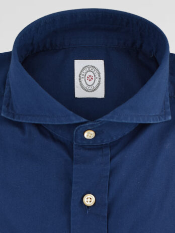 2CBZ – Chemise Bolzonella bleue marine