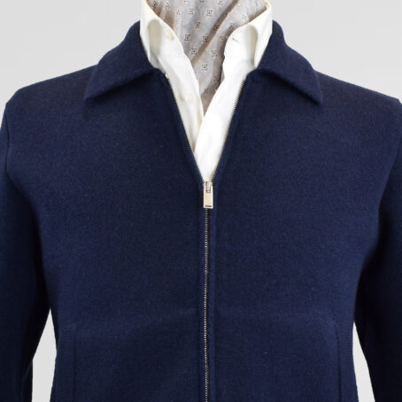 2PBL - Pull blouson Lardini marine – Image 2