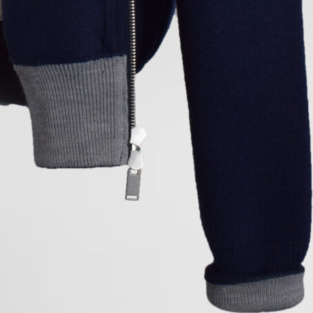 2PBL - Pull blouson Lardini marine – Image 4