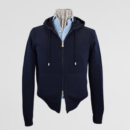 10SW - Sweat à capuche Willman bleu marine
