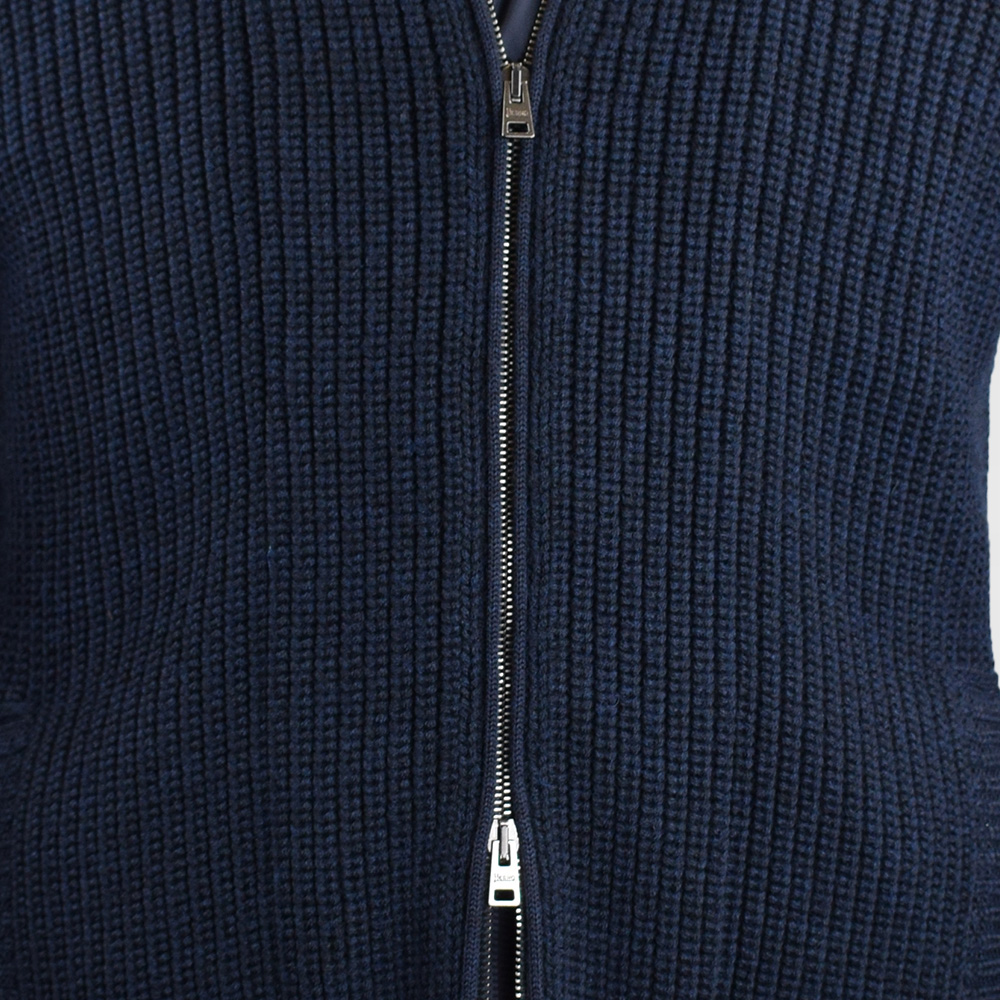 3BH - Blouson à capuche Herno bleu marine – Image 5