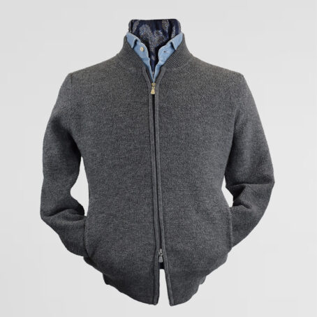 16PBW - Pull bombers Willman gris moyen