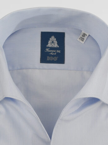3CHF – Chemise Finamore bleue ciel