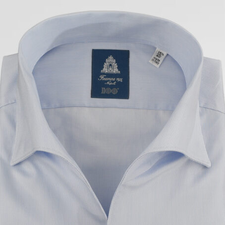3CHF - Chemise Finamore bleue ciel – Image 2