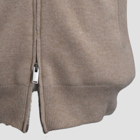 3PBL - Pull blouson Lardini beige – Image 3