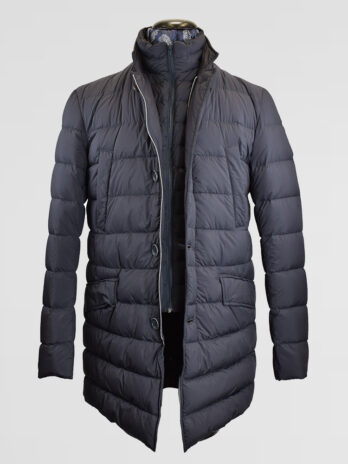 4PKH – Parka matelassée Herno bleu marine
