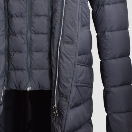 4PKH - Parka matelassée Herno bleu marine – Image 4