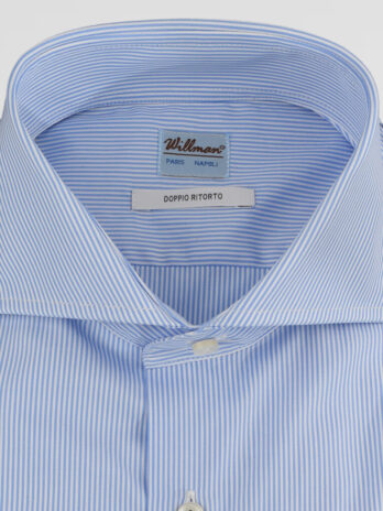 4CHW – Chemise Willman bleue ciel