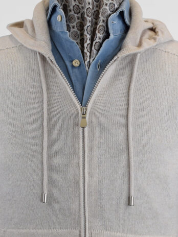13SW – Sweat à capuche Willman beige