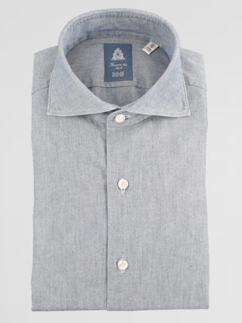 6CHF – Chemise Finamore denim bleu