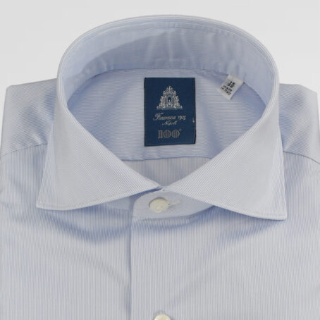 7CHF - Chemise Finamore bleue ciel – Image 2