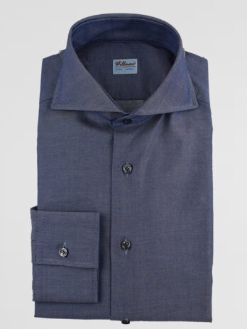 7CHW – Chemise Willman bleue pétrole