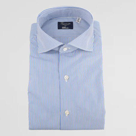 8CHF - Chemise Finamore bleue