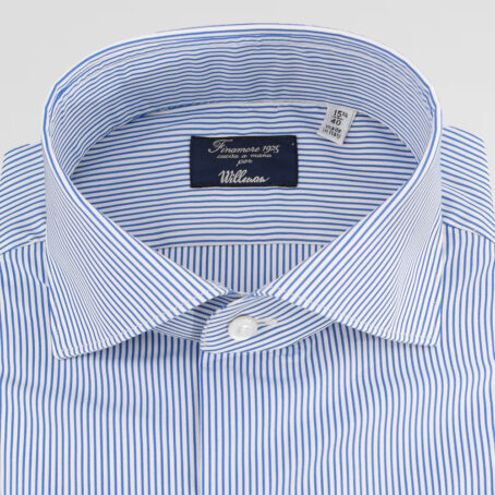 8CHF - Chemise Finamore bleue – Image 2