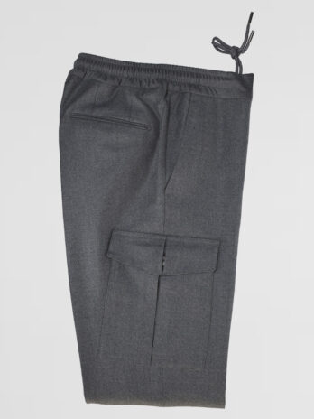 9PW – Pantalon cargo gris moyen