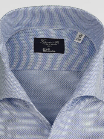 2CHF – Chemise Finamore bleue