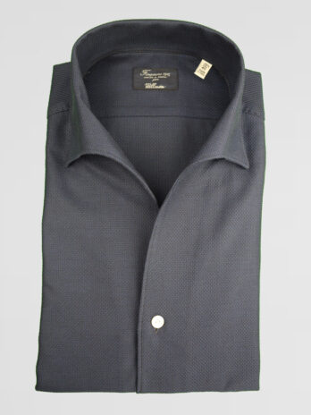 3CHF – Chemise Finamore bleue marine