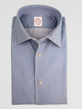 6CHBZ – Chemise Bolzonella bleue