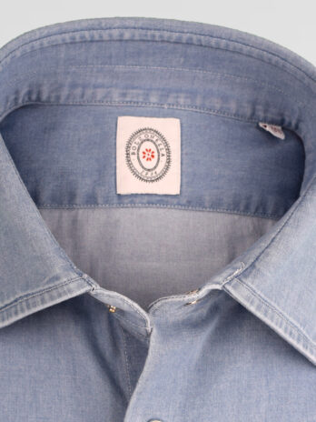 6CHBZ – Chemise Bolzonella bleue