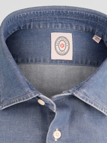 7CHBZ – Chemise Bolzonella bleue moyen