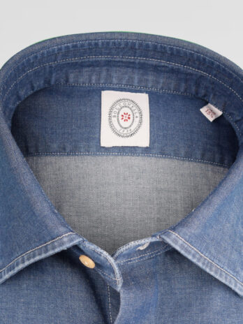 8CHBZ – Chemise Bolzonella bleue foncé