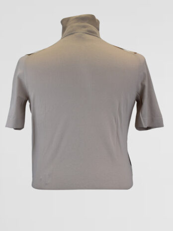 5CHPO – Chemise polo à motifs marron