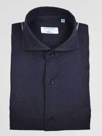 10CHS – Chemise Sannino bleu marine