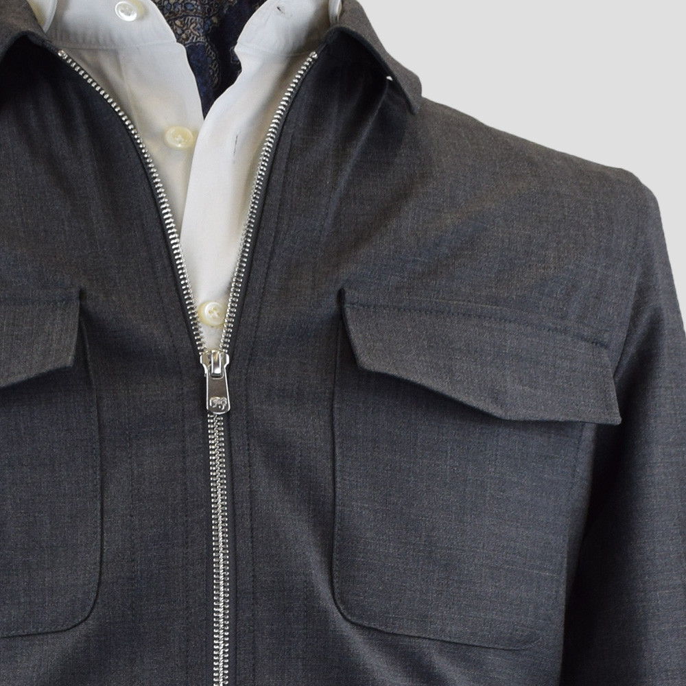 2EBPP - Ensemble blouson et pantalon Marco Pescarolo gris – Image 3