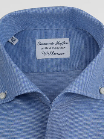 3CHEM – Chemise Emanuele Maffeis bleue