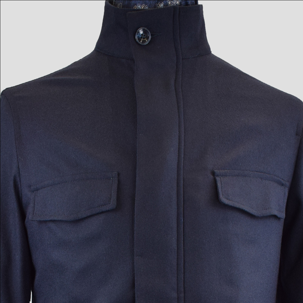 3EBPP - Ensemble blouson et pantalon Marco Pescarolo bleu marine – Image 3