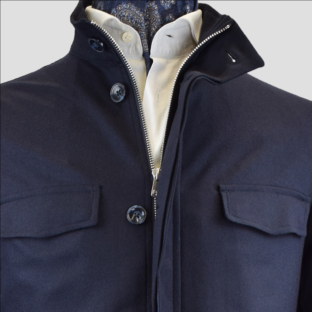 3EBPP - Ensemble blouson et pantalon Marco Pescarolo bleu marine – Image 4
