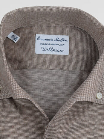 4CHEM – Chemise Emanuele Maffeis marron