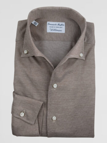 4CHEM – Chemise Emanuele Maffeis marron
